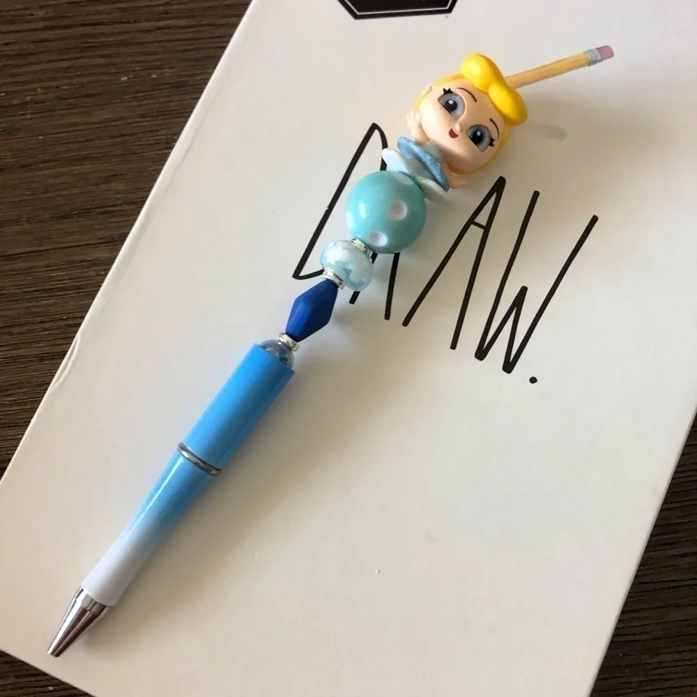 Disney Doorables: Cinderella: Cinderella Ballerina handmade beaded pen